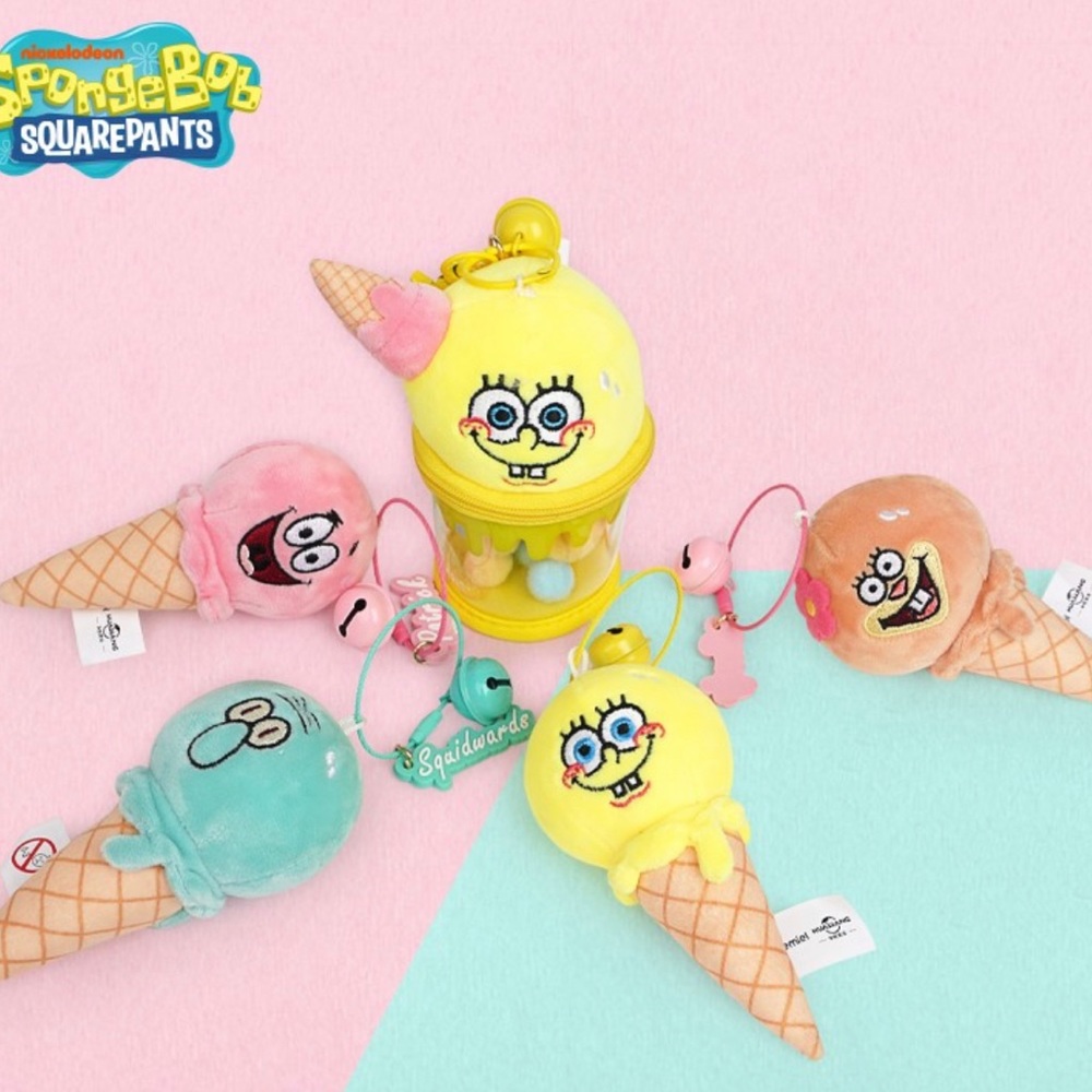 Nick-Asia Spongebob Squarepants Ice Cream Plush Blind Box SEALED Potdemiel